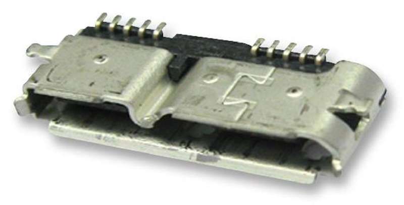 Wurth Elektronik (692622030100) USB Connector, Micro USB Type B, USB 3.0