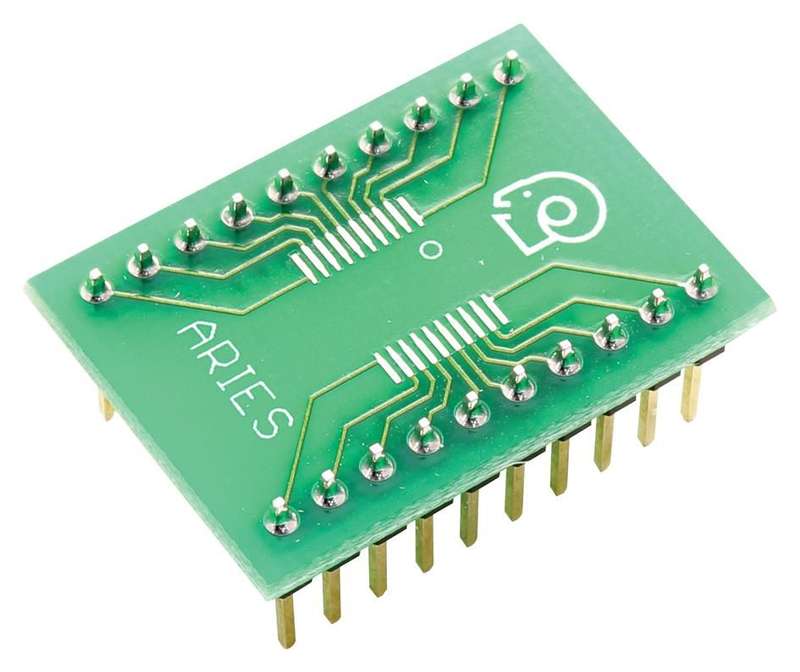 Aries (LCQT-SSOP20) IC Adapter - 20-SSOP to 20-DIP