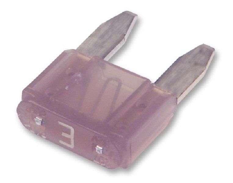 LittleFuse 0297003.WXNV Automotive Fuse, Fast Acting, 3 A, 32 V