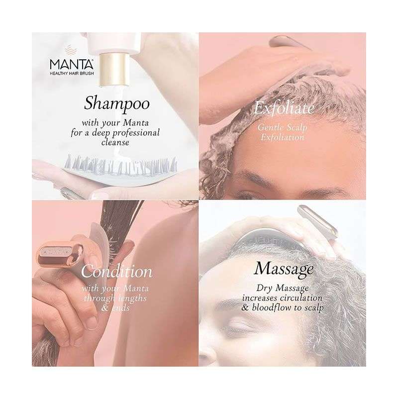 4 in 1 Scalp Massager hair brush