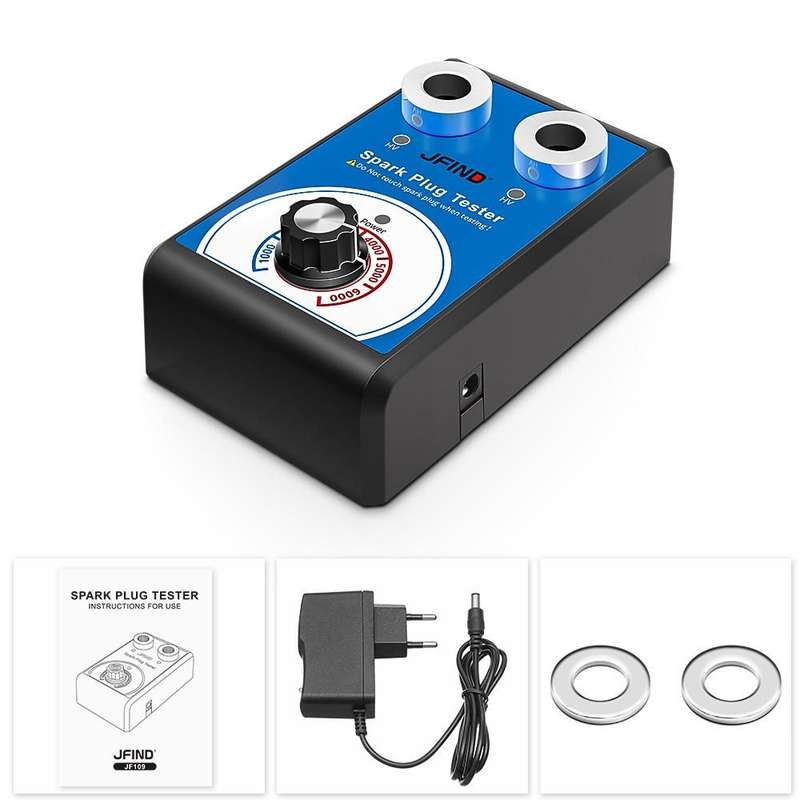 Dual Hole Adjustable Car Spark Plug Tester