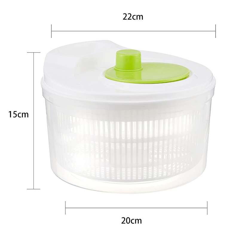 Salad Spinner Vegetable Washer Dryer Drainer Set Fruit Herb Dryer Bowl