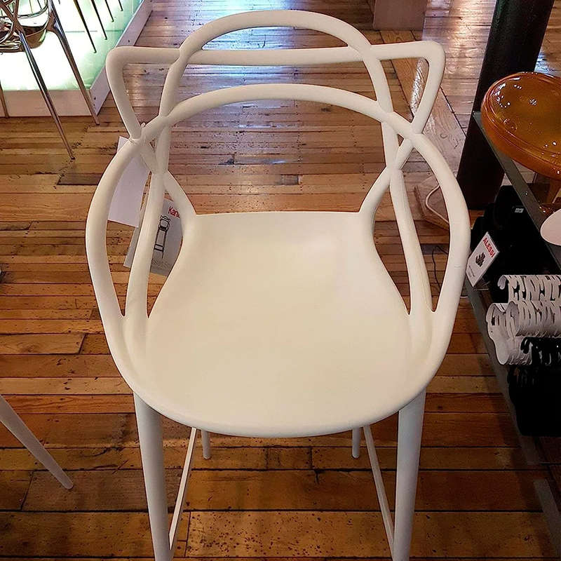 Bar Stool - Plastic 2pack White