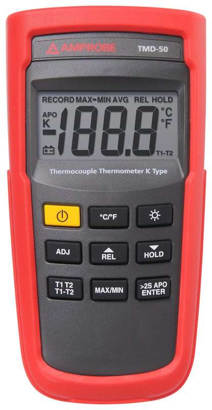 Beha-Amprobe TMD-50 Thermocouple Thermometer K Type
