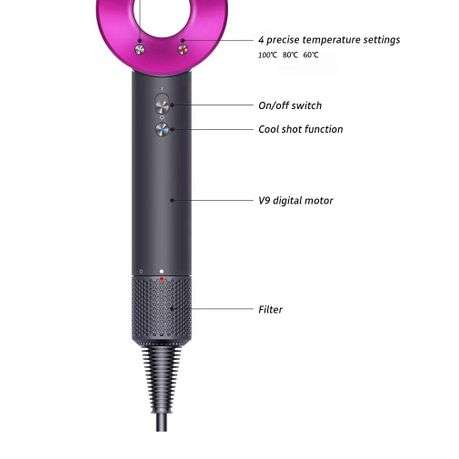 Super Hair Dryer with Powerful Digital Motor