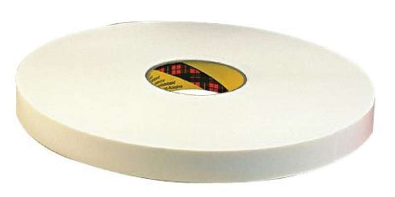 3M (4430) Foam Tape, Double Sided, Acrylic, White, 12 mm x 66 m