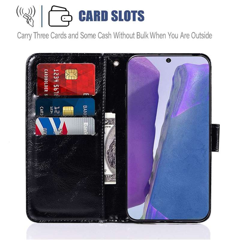 Vintage Faux Leather Wallet Flip Shockproof Case for Samsung Vintage A32 4G