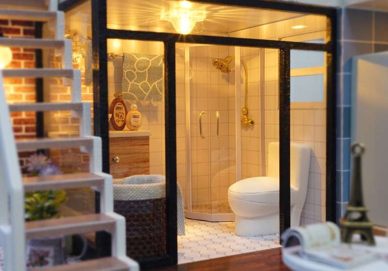 Cuteroom Diy Miniature House - Blue Time