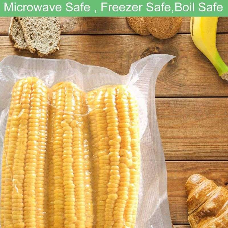 100 Piece Vacuum Sealer Freezer Storage Machine Bags Embossed Food Saver - 20*30cm