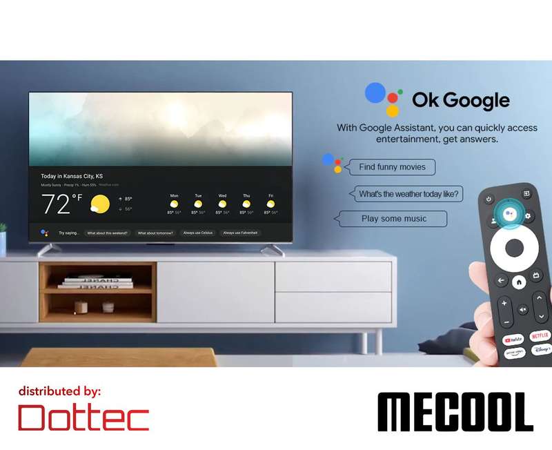 MeCool 4K Android TV Box KM7+ | Certified DStv, Netflix, Disney+ | Smart TV