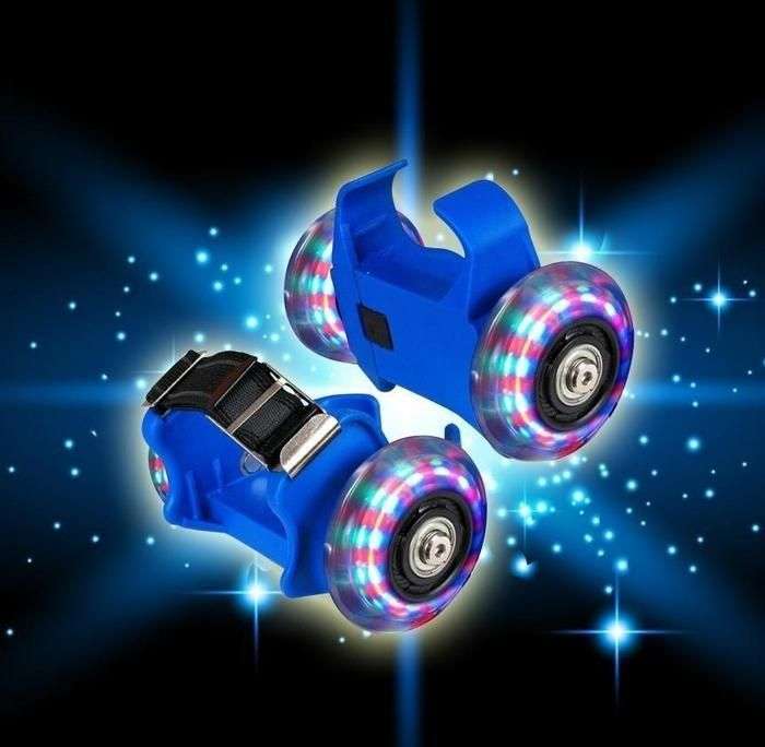 Adjustable flashing small whirlwind Pulley/Wheel heel roller