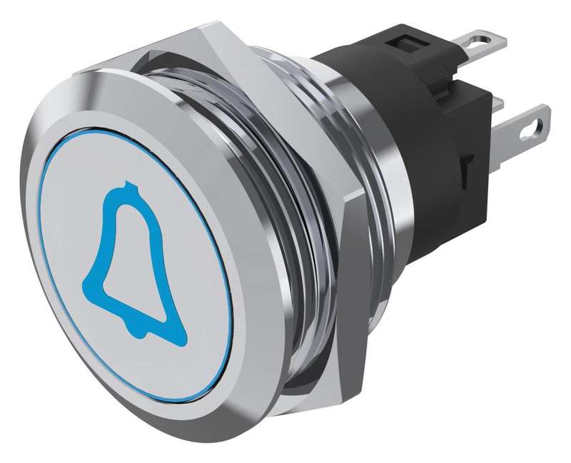 EAO (82-6151.1A24.B005) Vandal Resistant Switch, 82 Series, 22 mm