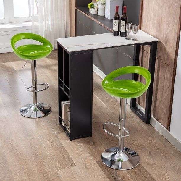 Bar Stools / Kitchen Counter Breakfast Chairs - 2 Pack