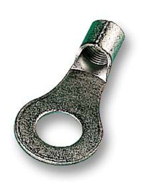 Multicomp Pro (RNB1-6) Ring Tongue Terminal, M6, 1/4", 16 AWG, 1.5 mm², RNB