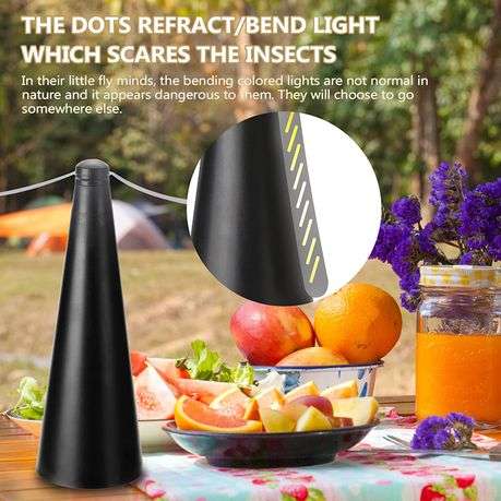 Set of 3 Fan Repeller for Flies and Other Flying Insects