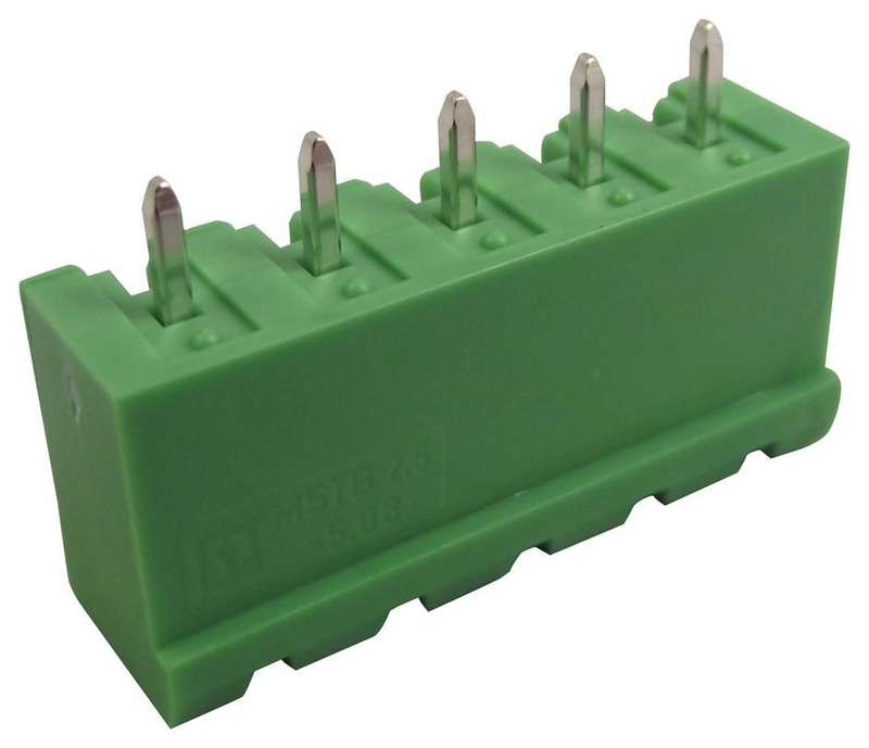 Phoenix Contact (1755765) Terminal Block, Header, 5.08 mm, 5 Ways