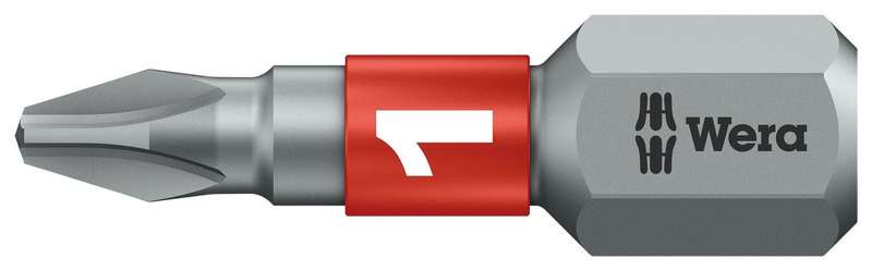 Wera (05056420001) Hex Driver Bit, Phillips, PH1 Bit, 25 mm Overall