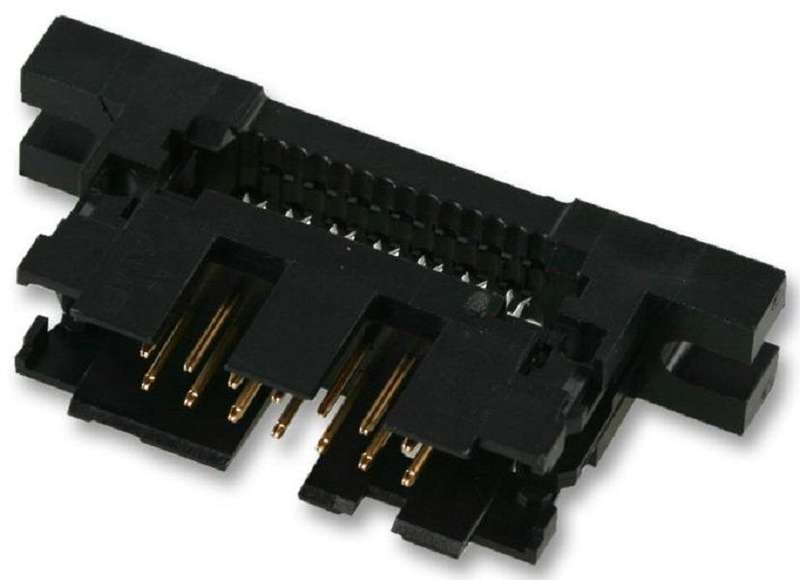 TE Connectivity (5111448-4) IDC Connector, IDC Plug, Male, 2.54 mm, 2 Row
