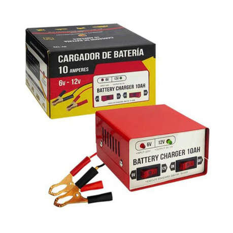 cargador de bateria 10A ( 6V-12V ) Battery Charger