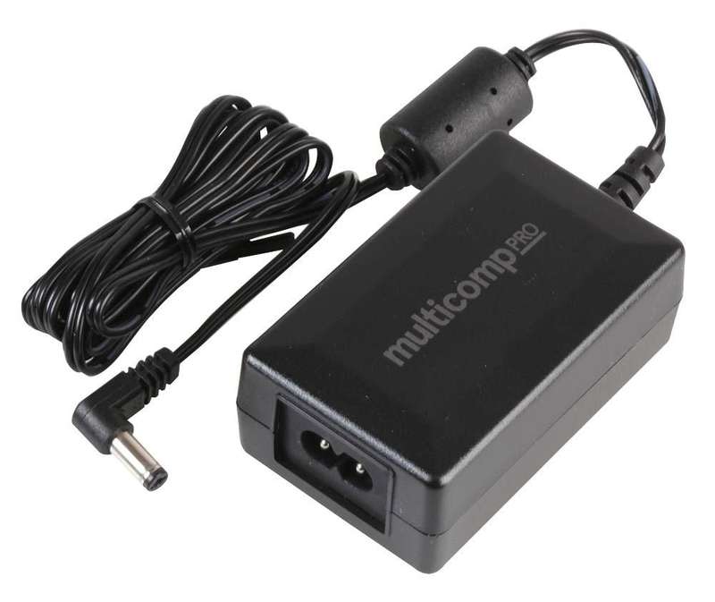 Multicomp Pro (MP001994) AC/DC Power Supply, 1 Output, 18 W, 12 VDC, 1.5 A