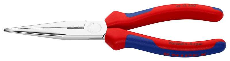 Knipex (03 01 160) 200mm Straight Jaw Snipe Nosed Side Cutting Pliers