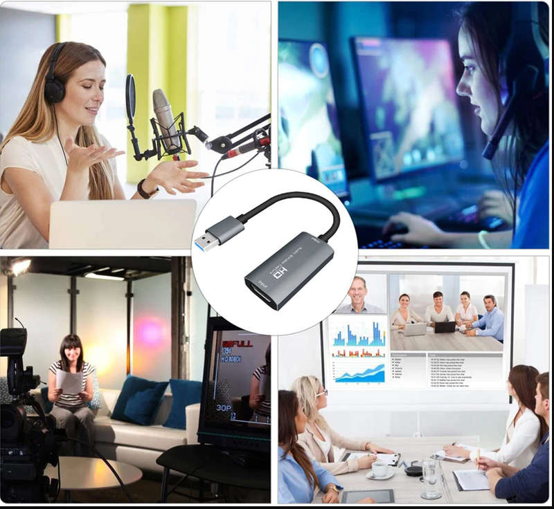 HDMI To USB2.0 Video And Audio Capture Card For Recording Streaming-Z29