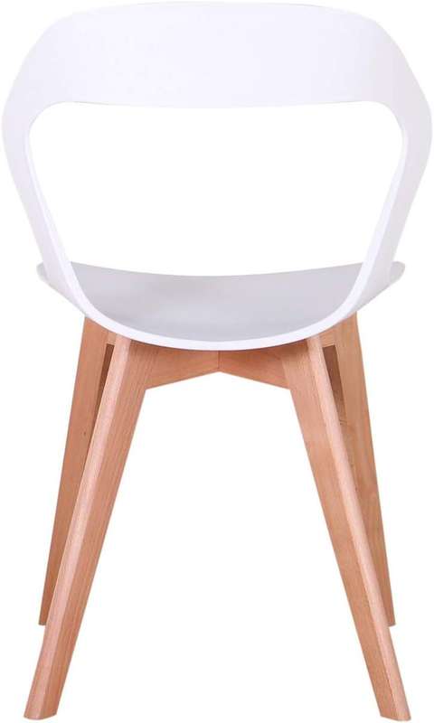 Plastic Kitchen Chair 1 Pack - White