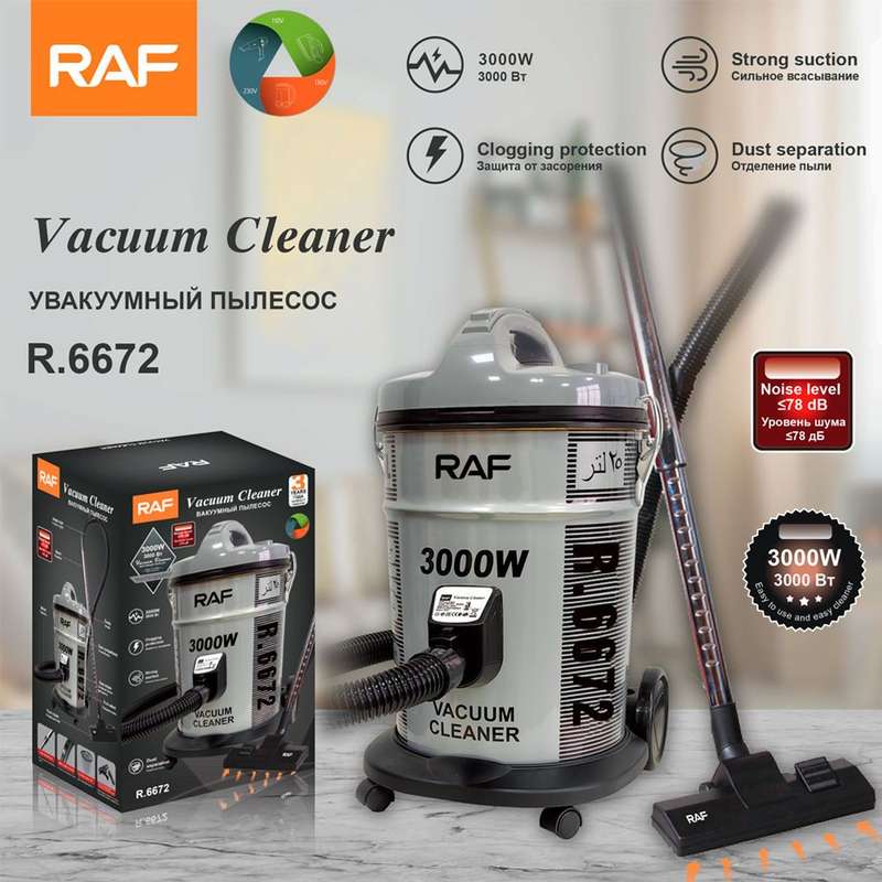 Unsurpassed 3000W RAF Vacuum Cleaner 25L Large Capacity R.6672