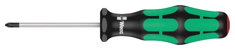 Wera (8705) Phillips Screwdriver, #0 Tip, 60 mm Blade Length