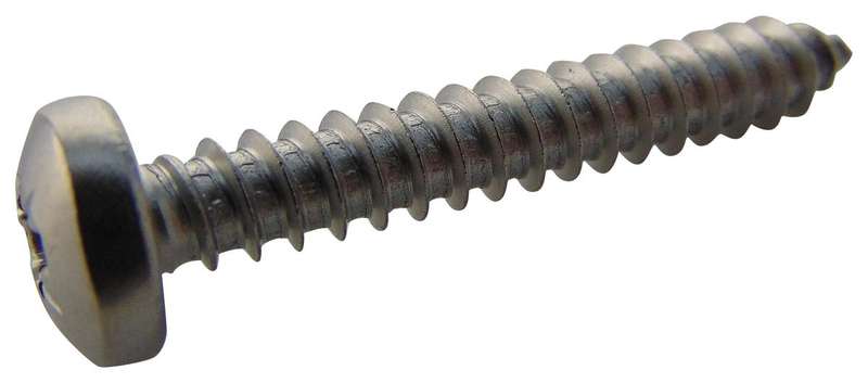 TR Fastenings (N101.250 PRA2ABS100-) Screw, Self-Tapping, No.10, 31.7 mm