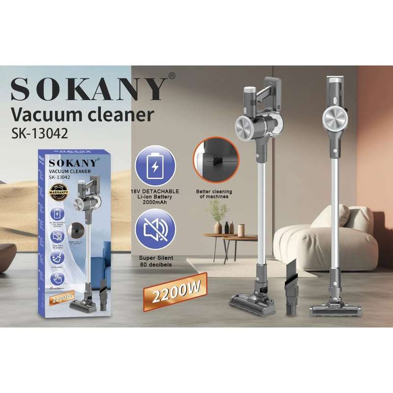 SOKANY SK-13042 Cordless Vacuum Cleaner
