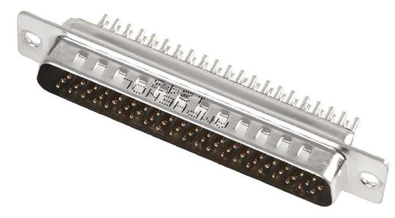 Amphenol (L717HDC62P) D Sub Connector, Plug, HD, 62 Contacts