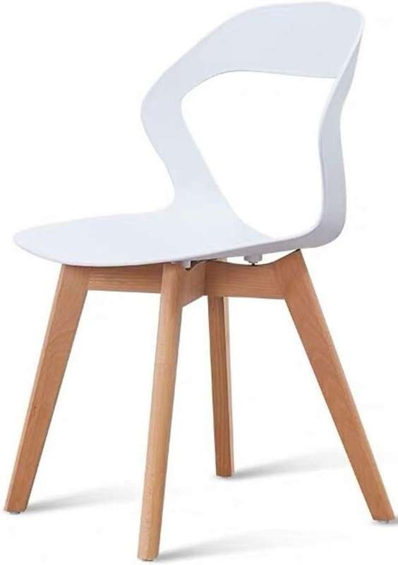 Plastic Kitchen Chair 1 Pack - White