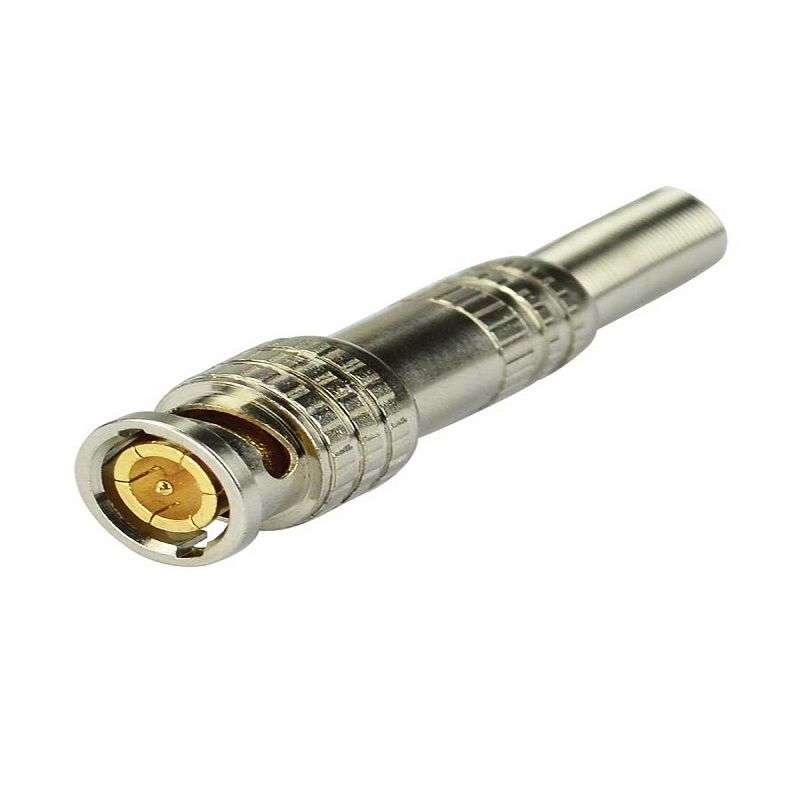 Pack of 100 Adapter BNC Jack Male Plug Connector To Coaxial Video RG59