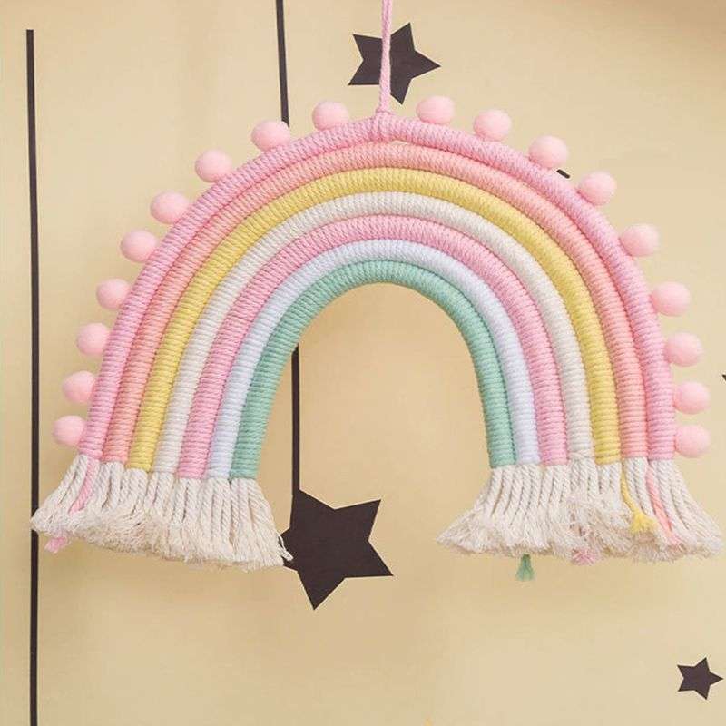 Wall-Hanging DIY Craft Kit Rainbow Wall Dcor