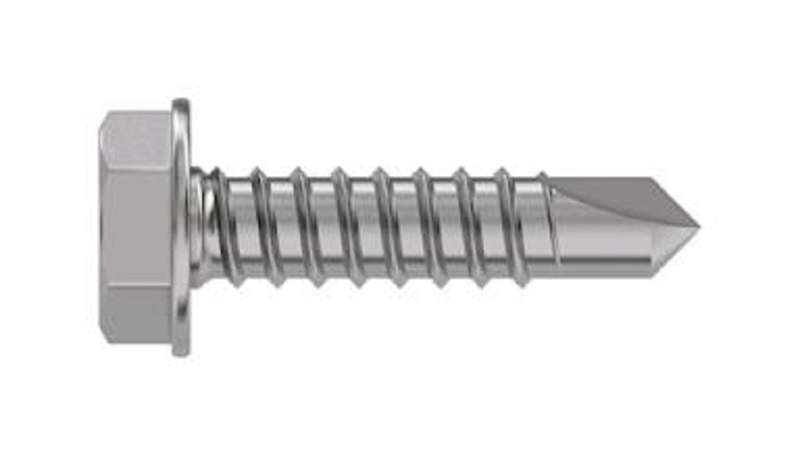 TR Fastenings (4.8 X 80 WXSTDX Z100 DIN7504) Hex Washer Head Screws