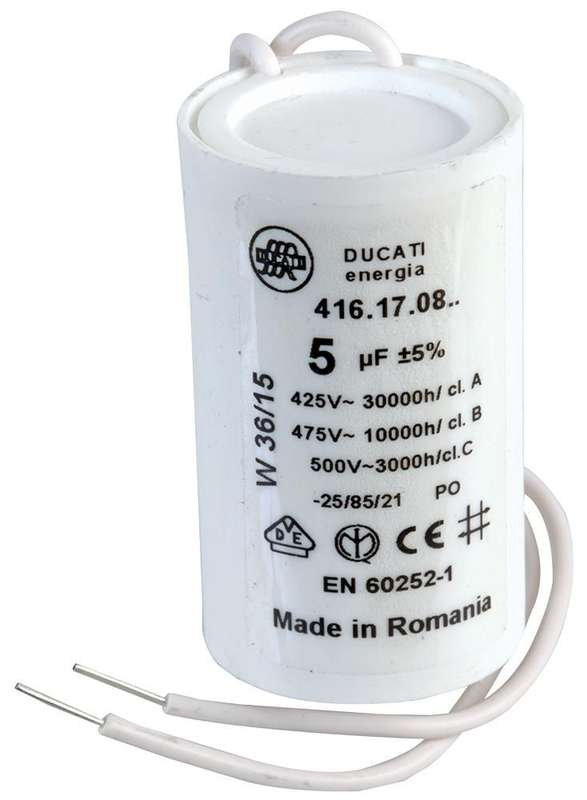 Ducati (4.16.17.08.06) Motor Run Capacitor, Metallized PP, Can