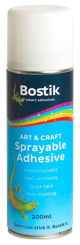 Bostik Art & Craft Sprayable Adhesive - 200ml