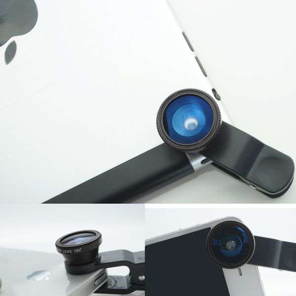 Universal 3-in-1 Cell Phone Camera Lens Kit - Open Box