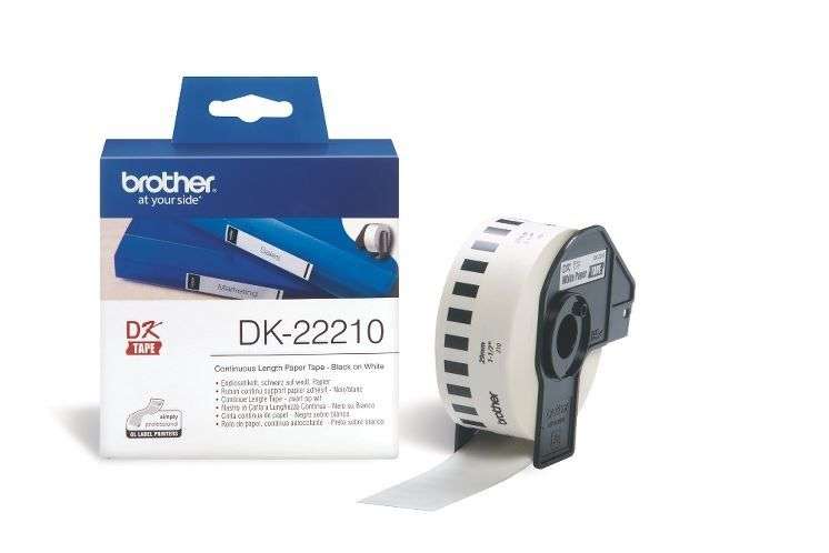 Brother DK-22210 Continuous Length Paper Tape 29mm