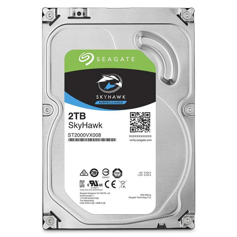 Seagate Skyhawk 2TB 3.5` Surveillance Internal Hard Drive