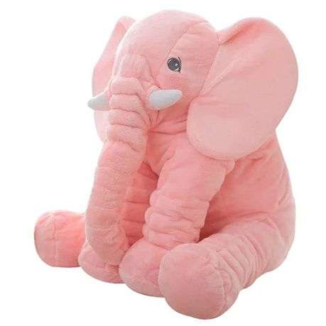 Elephant Baby Pillow - Pink