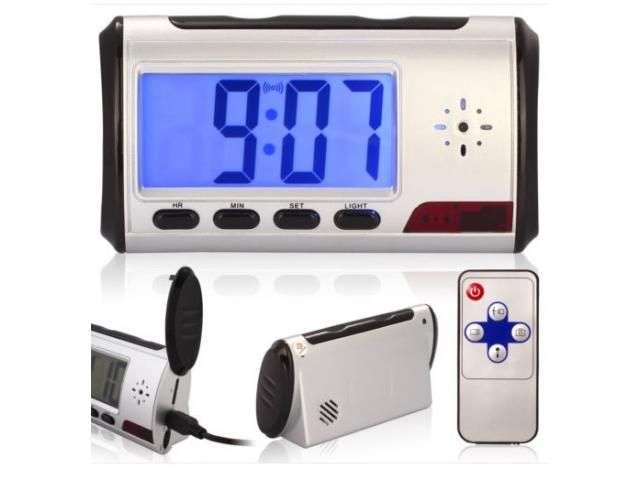 Remote Controlled Spy Camera Clock