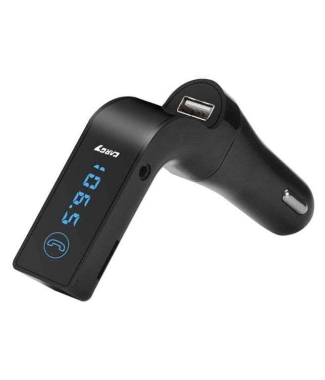 Bluetooth Car Charger G7 with MP3 - Black
