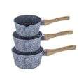 Berlinger Haus 16CM Marble Coating Sauce Pan Set - Light Wood(ONLY 1 AVAILABLE)