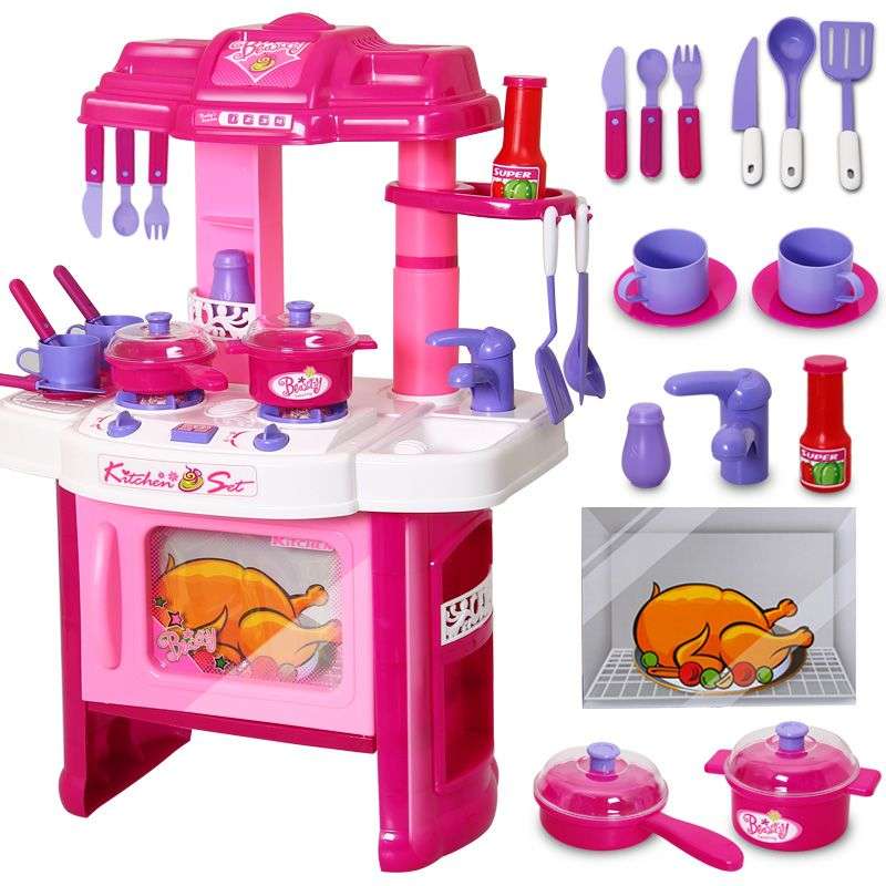 Kitchen Set with Lights & Sound