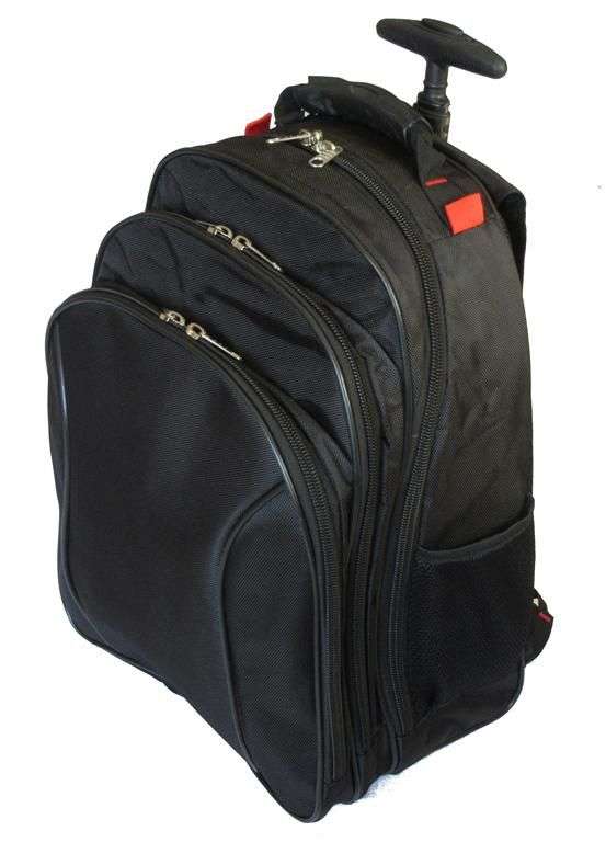 Camel Mountain Trolley Laptop Bag - Black
