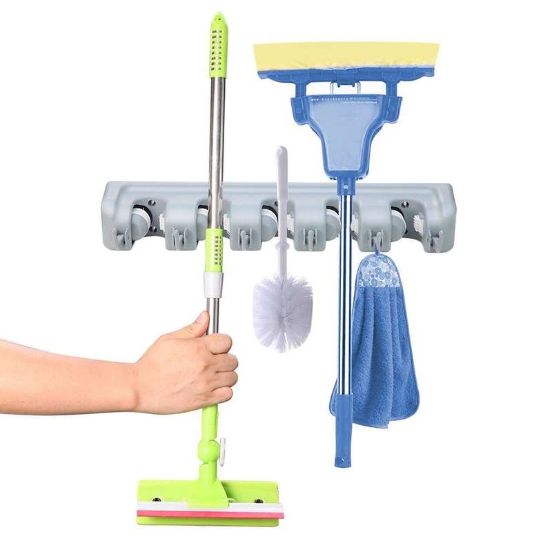 Broom holder racks