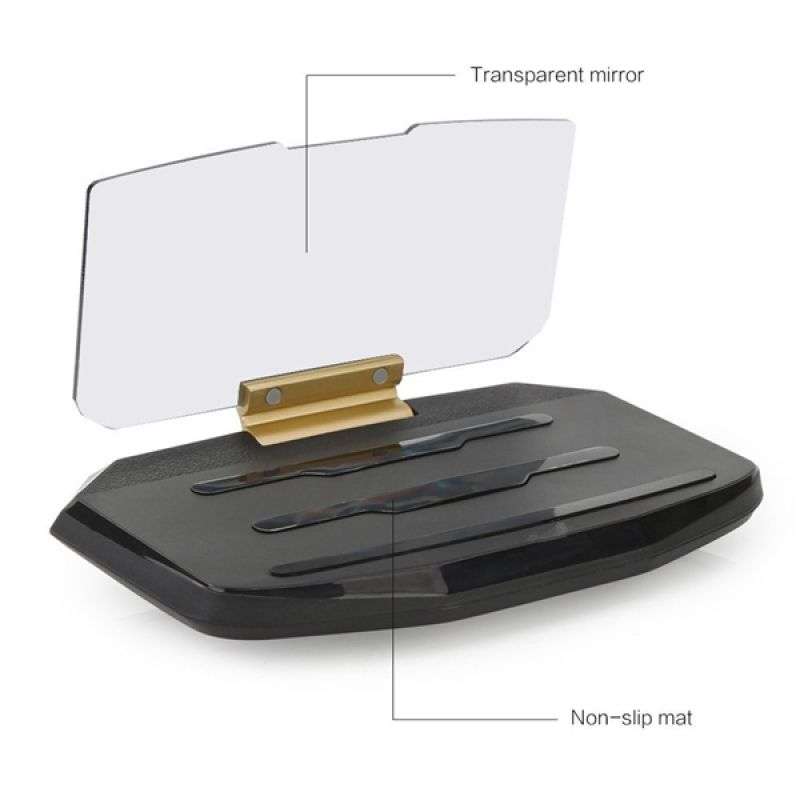 Cell Phone Reflector Heads-Up Display Bracket Mounted- OPEN BOX