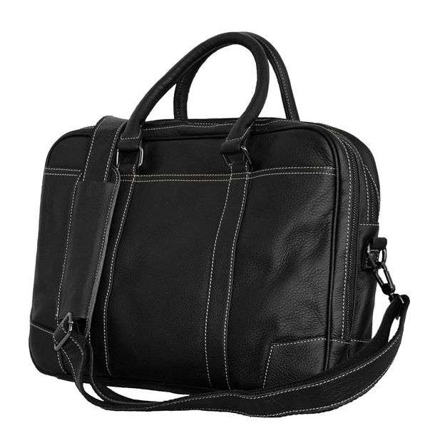 FULL GRAIN GENUINE LEATHER BRIEFCASE BAG